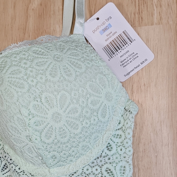 New✨️Mint Lace Push Up Bra - Picture 12 of 13